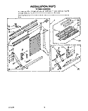 INSTALLATION PARTS Diagram and Parts List for ACQ294XZ0  Whirlpool Air Conditioner