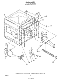 TUB , LITERATURE AND OPTIONAL Diagram and Parts List for DP1098XRN0  Whirlpool Dishwasher