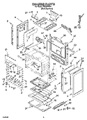 CHASSIS PARTS Diagram and Parts List for TGS326MS0  Estate Range