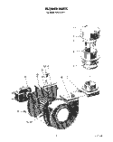 BLOWER Diagram and Parts List for KPDC610S1  KitchenAid Dishwasher