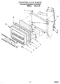 FREEZER DOOR Diagram and Parts List for ET18ZKXBN01  Whirlpool Refrigerator