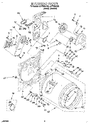 SECTION Diagram and Parts List for LEV7858AN2  Whirlpool Dryer