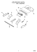 TOP VENTING PARTS, MISCELLANEOUS PARTS Diagram and Parts List for YGBS307PDB6  Whirlpool Wall Oven