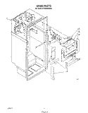 LINER Diagram and Parts List for ET18GKXSW05  Whirlpool Refrigerator