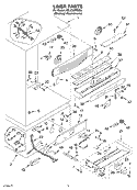 LINER PARTS Diagram and Parts List for KBLO36FMX00  KitchenAid Refrigerator