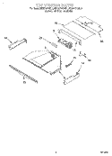TOP VENTING, OPTIONAL Diagram and Parts List for KEBS177DWH1  KitchenAid Wall Oven