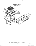 BROILER Diagram and Parts List for FGP357XL0  Roper Range