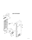 AIR FLOW Diagram and Parts List for KSRC25DXAL10  KitchenAid Refrigerator