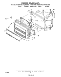 FREEZER DOOR Diagram and Parts List for ET22DKXVM00  Whirlpool Refrigerator