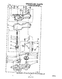 GEARCASE Diagram and Parts List for GLA7900XKW1  Whirlpool Washer