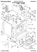 SECTION Diagram and Parts List for KEYL410BAL0  KitchenAid Dryer