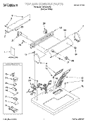 TOP AND CONSOLE, LIT/OPTIONAL Diagram and Parts List for CGDX463JQ0  Crosley Dryer