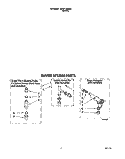 WATER SYSTEM Diagram and Parts List for LBR2132BW0  Whirlpool Washer