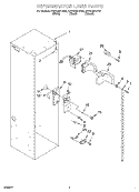REFRIGERATOR LINER Diagram and Parts List for KSSS36FJW00  KitchenAid Refrigerator