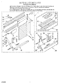 INSTALLATION Diagram and Parts List for BPAC1830AS2  KitchenAid Air Conditioner