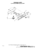 CONSOLE Diagram and Parts List for GCG2101XMW0  Whirlpool Dryer