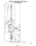 BRAKE AND DRIVE TUBE Diagram and Parts List for LA5600XPW0  Whirlpool Washer