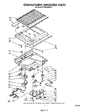 COMPARTMENT SEPARATOR Diagram and Parts List for ET18XKXRWR3  Whirlpool Refrigerator
