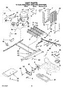 UNIT PARTS Diagram and Parts List for GS2SHAXSQ02  Whirlpool Refrigerator