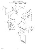 AIR FLOW Diagram and Parts List for KSFS20QEAL1  KitchenAid Refrigerator