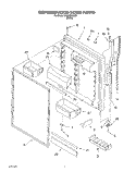 REFRIGERATOR DOOR Diagram and Parts List for 3XKVN515001  Whirlpool Refrigerator
