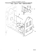REAR CHASSIS Diagram and Parts List for KERC507HBS0  KitchenAid Range