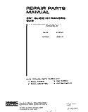 WIRE HARNESS , REAR MAIN TOP FILLE Diagram and Parts List for S4257W0  Roper Range