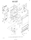 DOOR Diagram and Parts List for DU4500XR0  Whirlpool Dishwasher