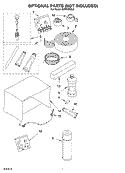 OPTIONAL Diagram and Parts List for CAR10RSL0  Crosley Air Conditioner