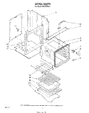 OVEN Diagram and Parts List for RB100PXK2  Whirlpool Wall Oven