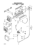 Part Location Diagram of LIT2165017 Whirlpool Service & Wiring Sheet