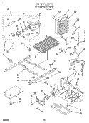 UNIT Diagram and Parts List for TS25AFXHW00  Estate Refrigerator