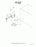 UNIT PARTS Diagram and Parts List for EH225FXTQ00  Whirlpool Freezer