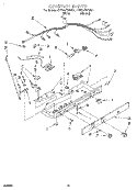 CONTROL, LIT/OPTIONAL Diagram and Parts List for 4YED20TKDN01  Whirlpool Refrigerator
