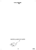 MISCELLANEOUS Diagram and Parts List for DU925QWDB0  Whirlpool Dishwasher