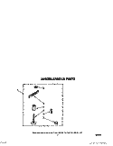 MISCELLANEOUS Diagram and Parts List for LA6500XPW1  Whirlpool Washer