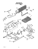 UNIT Diagram and Parts List for ET18RKXYN10  Whirlpool Refrigerator
