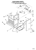 CONTAINER PARTS Diagram and Parts List for KUCC151LPA0  KitchenAid Trash Compactor