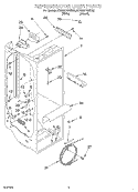 REFRIGERATOR LINER Diagram and Parts List for KSRE27FHBT02  KitchenAid Refrigerator