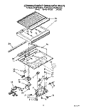 COMPARTMENT SEPARATOR Diagram and Parts List for ET20PKXZN10  Whirlpool Refrigerator