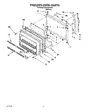 Part Location Diagram of 2157749 Whirlpool FZR. DOOR