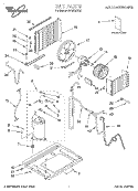 UNIT, LITERATURE Diagram and Parts List for ACQ082XH0  Whirlpool Air Conditioner