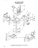 Part Location Diagram of 938573 Whirlpool Cover, Evaporator