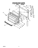 FREEZER DOOR Diagram and Parts List for KTRC22KAAL00  Whirlpool Refrigerator