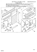 INSTALLATION Diagram and Parts List for TA24004F0  Whirlpool Air Conditioner
