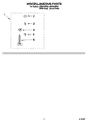 MISCELLANEOUS PARTS - OPTIONAL PARTS (NOT INCLUDED) Diagram and Parts List for LSQ9010PG0  Whirlpool Washer