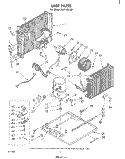UNIT Diagram and Parts List for AHF19140  Whirlpool Air Conditioner