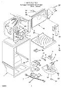Part Location Diagram of 2204616 Whirlpool HARNS-WIRE