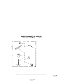 MISCELLANEOUS Diagram and Parts List for LA6200XPW3  Whirlpool Washer