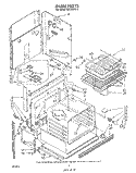 OVEN Diagram and Parts List for RS6750XVN0  Whirlpool Range